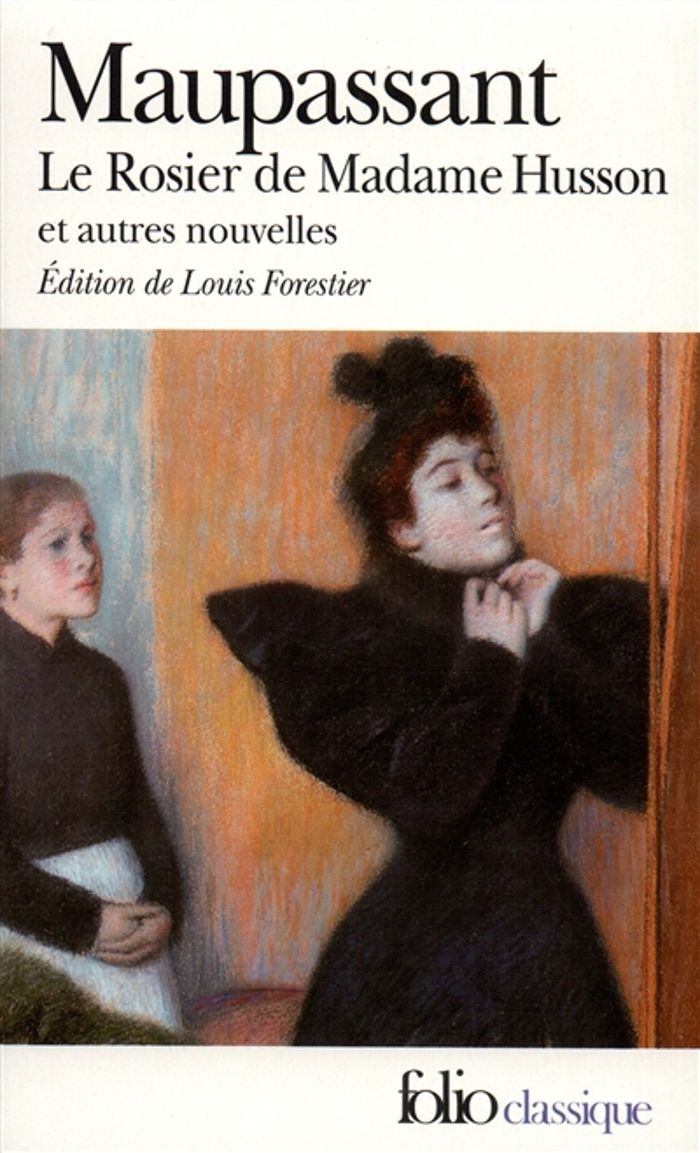 Couverture du livre « LE ROSIER DE MADAME HUSSON ET AUTRES NOUVELLES » de Maupassant Guy De, librairie Les Contes Infusés à Corte