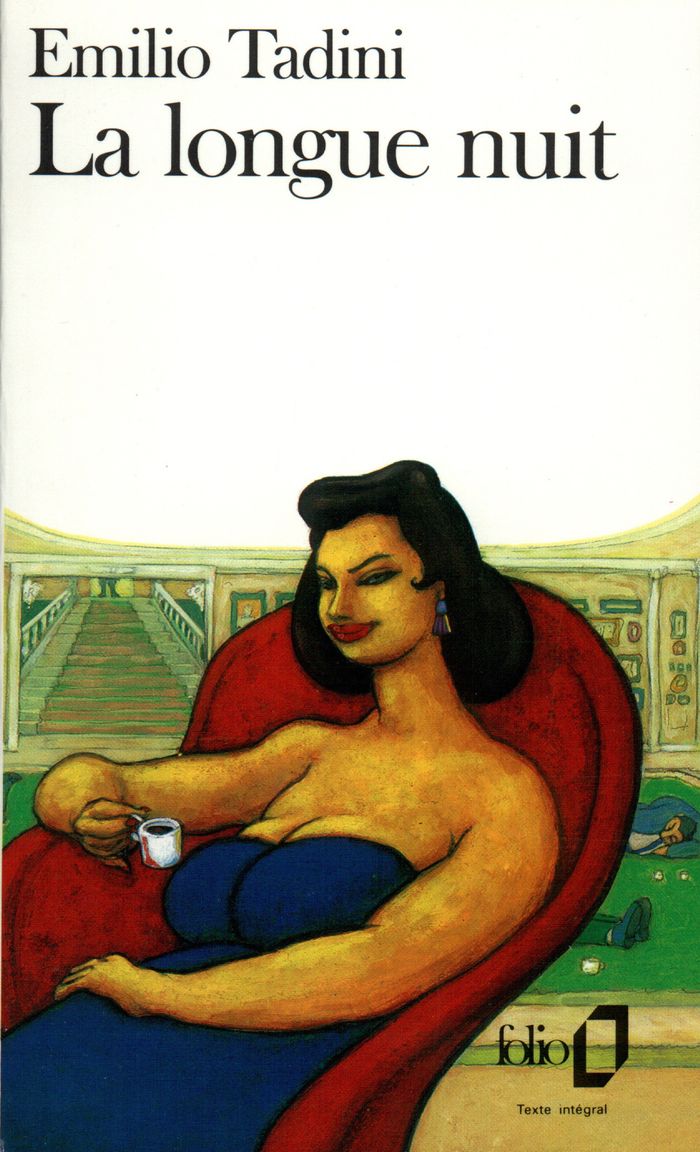 Couverture du livre « LA LONGUE NUIT » de Emilio Tadini, librairie Les Contes Infusés à Corte