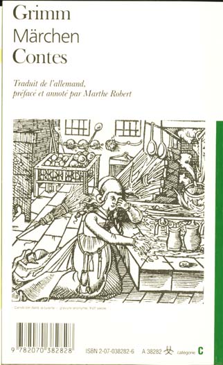 Quatrième de couverture de « CONTES/MARCHEN »
