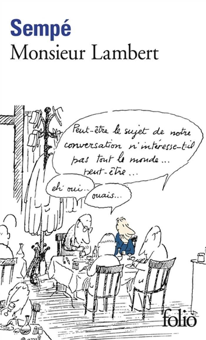 Couverture du livre « MONSIEUR LAMBERT » de Sempe, librairie Les Contes Infusés à Corte