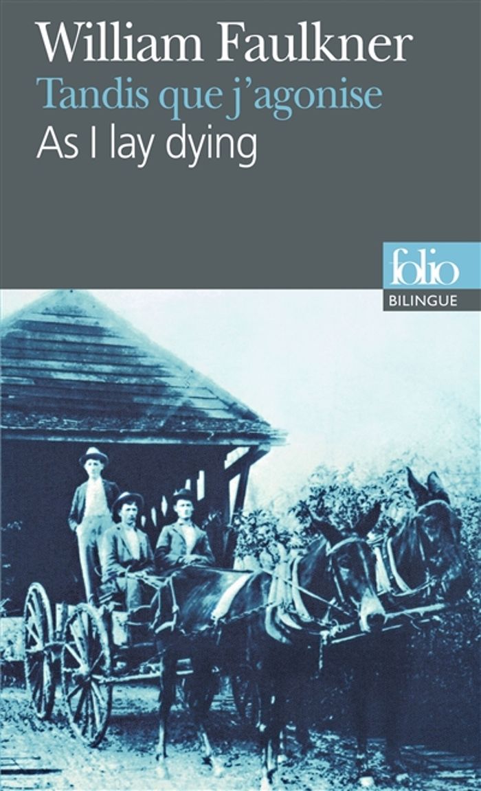 Couverture du livre « TANDIS QUE J'AGONISE/AS I LAY DYING », librairie Les Contes Infusés à Corte