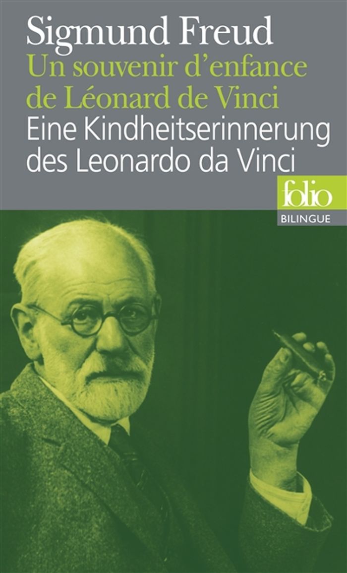 Couverture du livre « UN SOUVENIR D'ENFANCE DE LEONARD DE VINCI/EINE KINDHEITSERINNERUNG DES LEONARDO DA VINCI » de Freud/pontalis, librairie Les Contes Infusés à Corte
