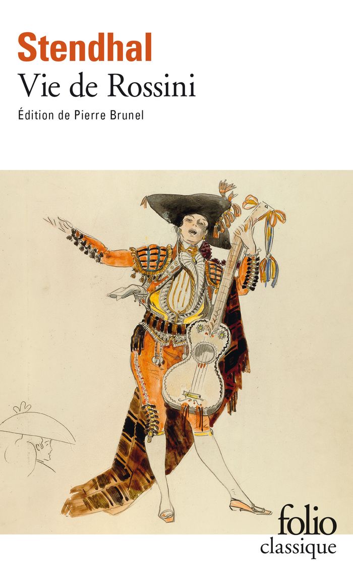 Couverture du livre « VIE DE ROSSINI » de Stendhal, librairie Les Contes Infusés à Corte