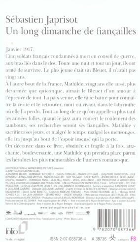Quatrième de couverture de « UN LONG DIMANCHE DE FIANCAILLES »