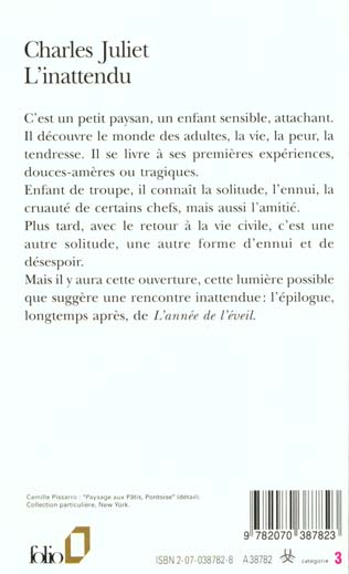 Quatrième de couverture de « L'INATTENDU »