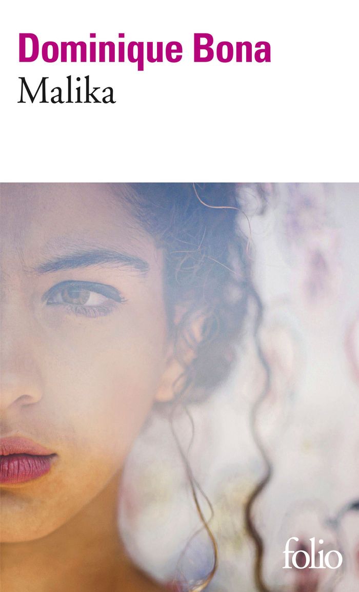 Couverture du livre « MALIKA » de Dominique Bona, librairie Les Contes Infusés à Corte