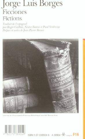 Quatrième de couverture de « FICTIONS/FICCIONES »