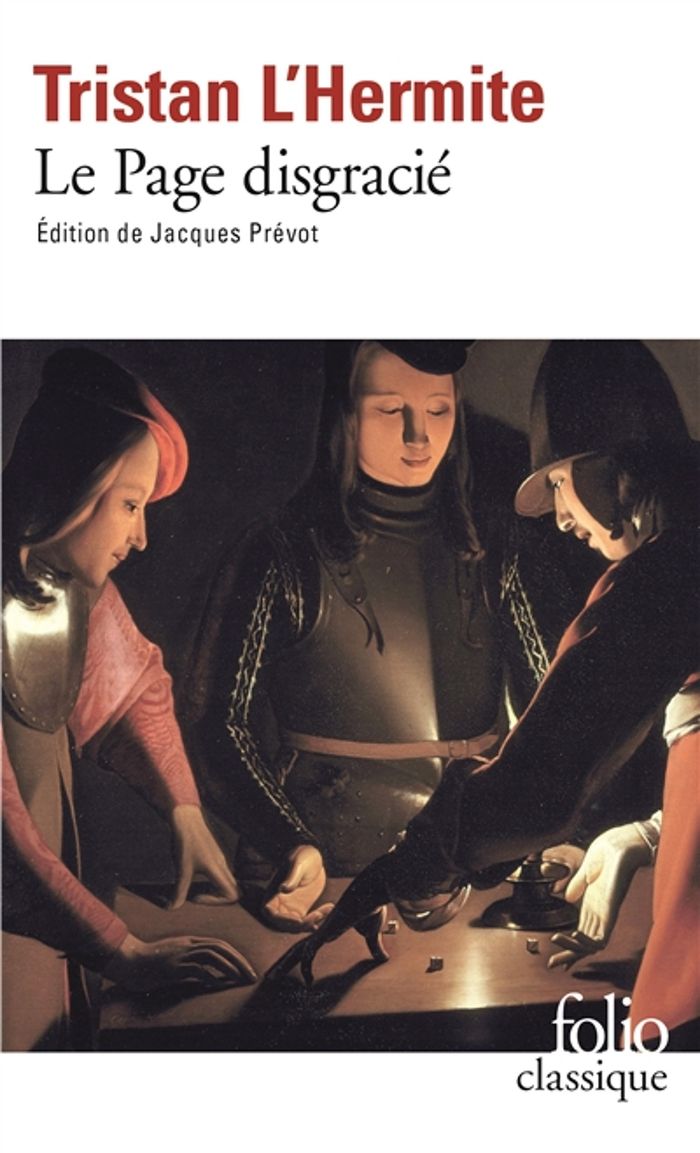 Couverture du livre « LE PAGE DISGRACIE » de L'Hermite Tristan, librairie Les Contes Infusés à Corte
