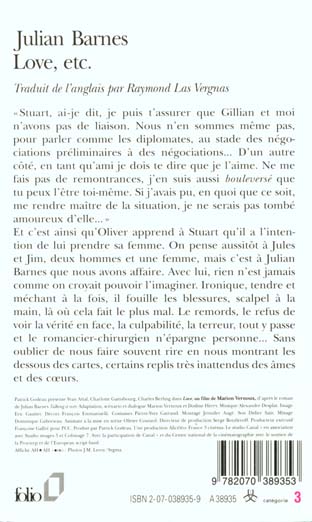 Quatrième de couverture de « LOVE, ETC. »