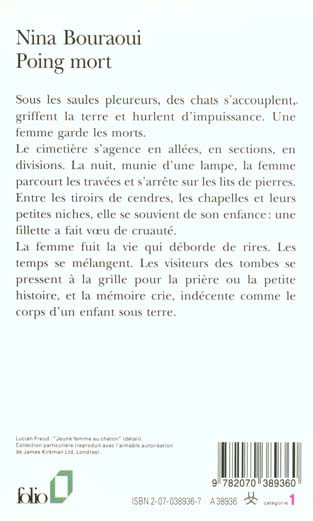 Quatrième de couverture de « POING MORT »