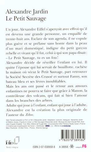 Quatrième de couverture de « LE PETIT SAUVAGE »