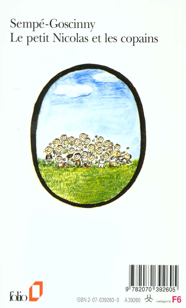 Quatrième de couverture de « LE PETIT NICOLAS ET LES COPAINS »
