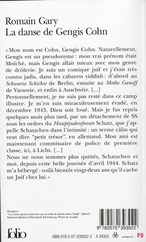 Quatrième de couverture de « FRERE OCEAN - II - LA DANSE DE GENGIS COHN »