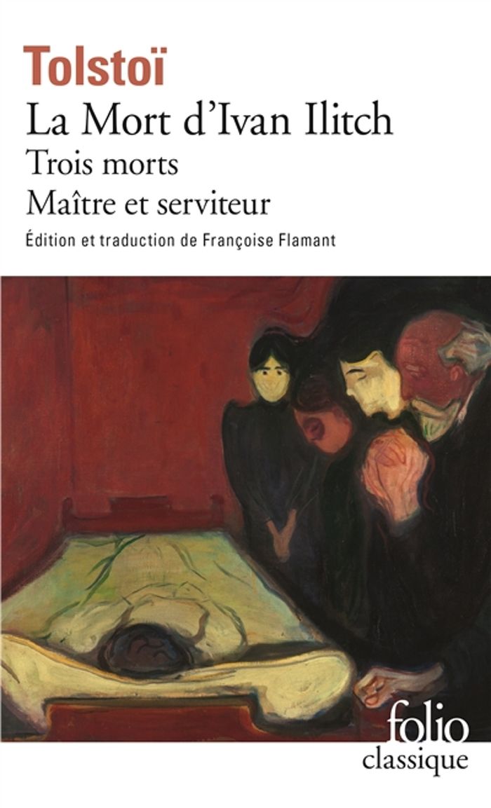 Couverture du livre « LA MORT D'IVAN ILITCH / MAITRE ET SERVITEUR / TROIS MORTS » de Leon Tolstoi, librairie Les Contes Infusés à Corte