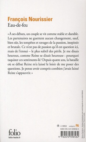 Quatrième de couverture de « EAU-DE-FEU »