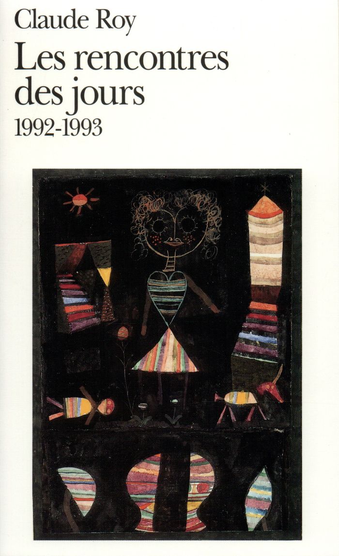 Couverture du livre « LES RENCONTRES DES JOURS - (1992-1993) », librairie Les Contes Infusés à Corte