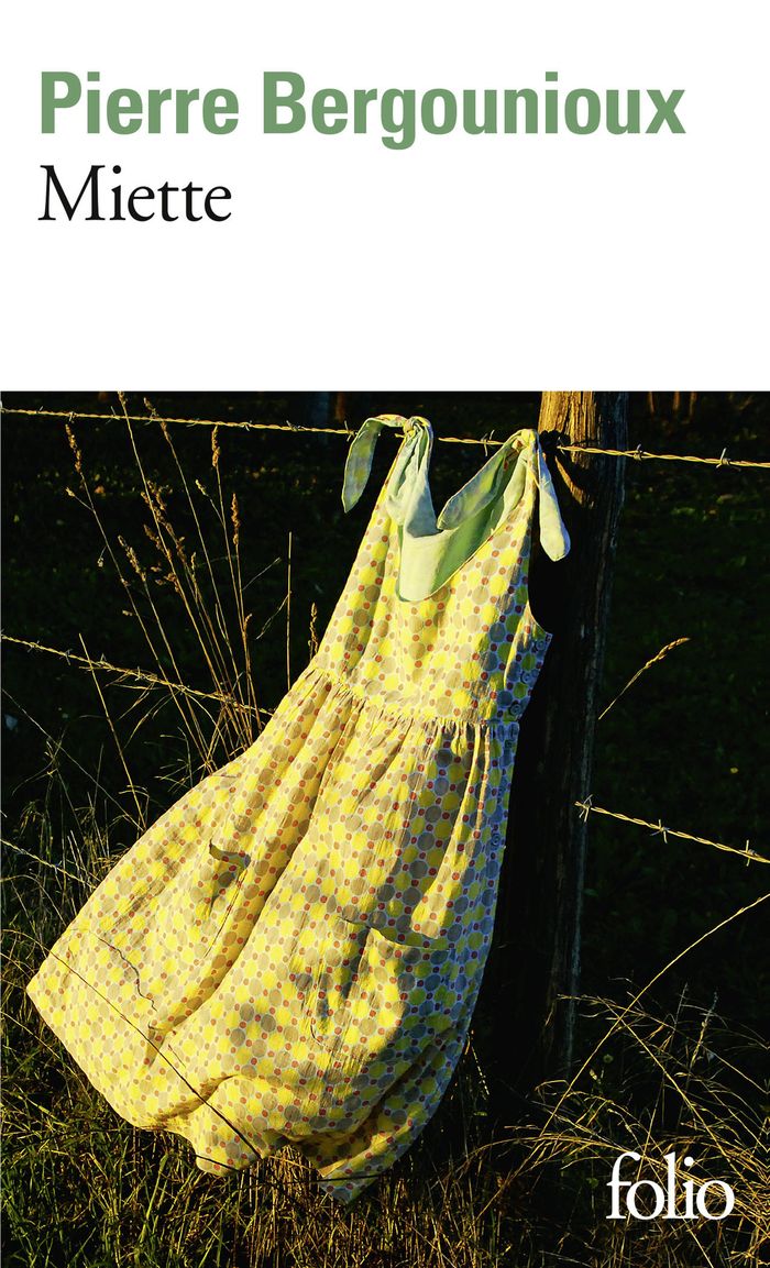 Couverture du livre « MIETTE » de Pierre Bergounioux, librairie Les Contes Infusés à Corte