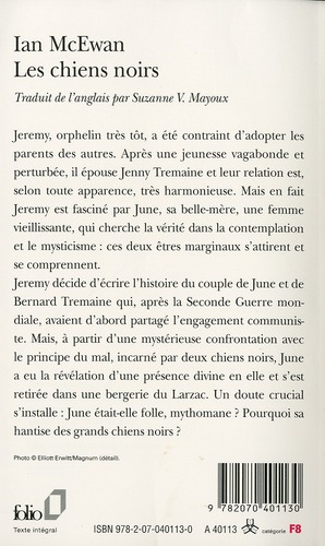 Quatrième de couverture de « LES CHIENS NOIRS »