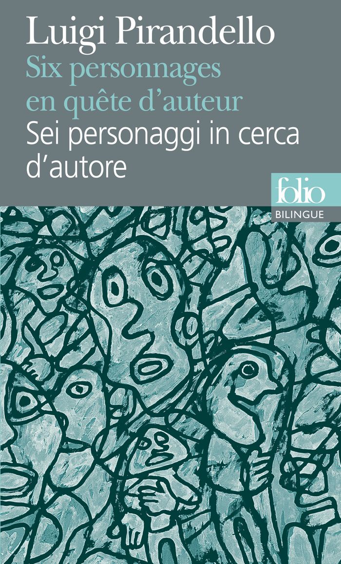 Couverture du livre « SIX PERSONNAGES EN QUETE D'AUTEUR/SEI PERSONAGGI IN CERCA D'AUTORE », librairie Les Contes Infusés à Corte