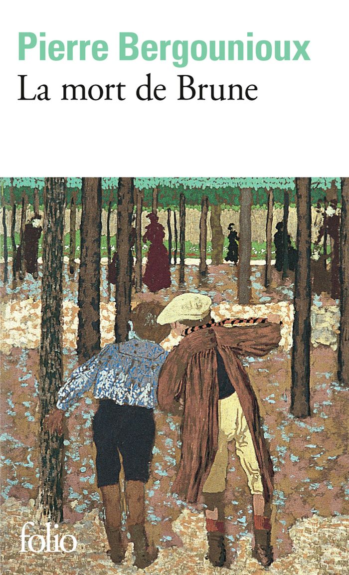 Couverture du livre « LA MORT DE BRUNE » de Pierre Bergounioux, librairie Les Contes Infusés à Corte