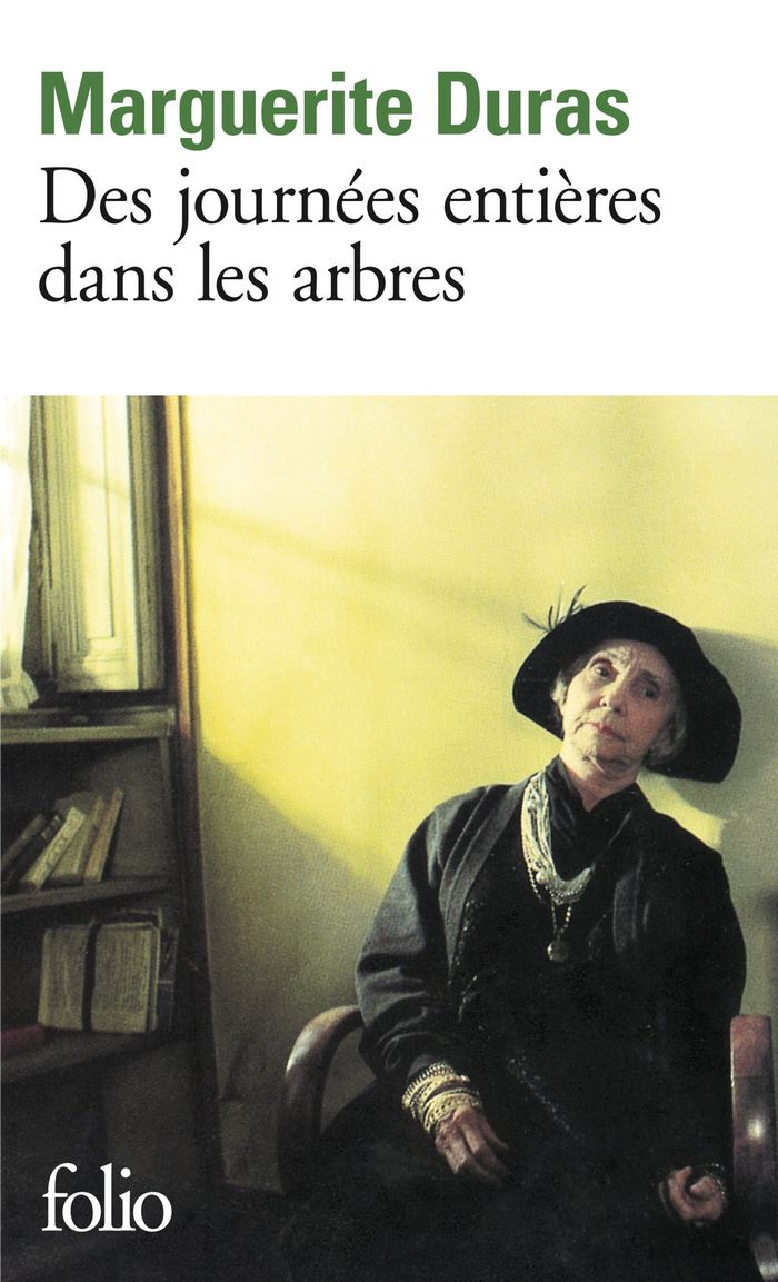 Couverture du livre « DES JOURNEES ENTIERES DANS LES ARBRES » de Marguerite Duras, librairie Les Contes Infusés à Corte