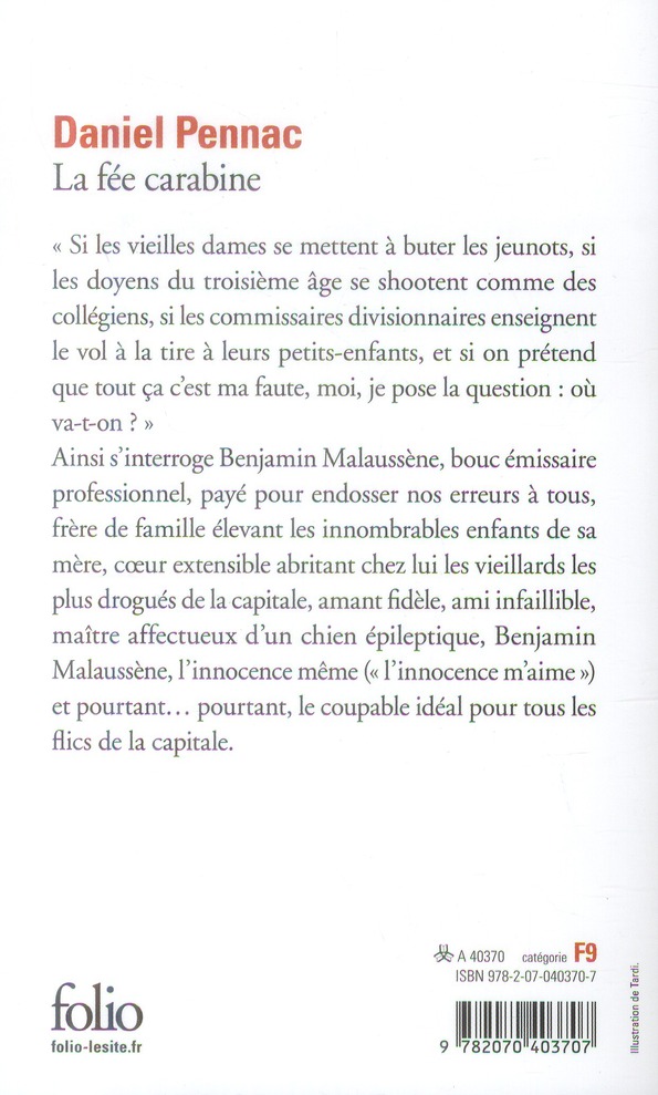 Quatrième de couverture de « LA FEE CARABINE »