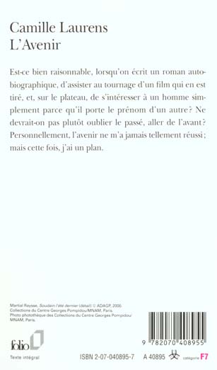 Quatrième de couverture de « L'AVENIR »