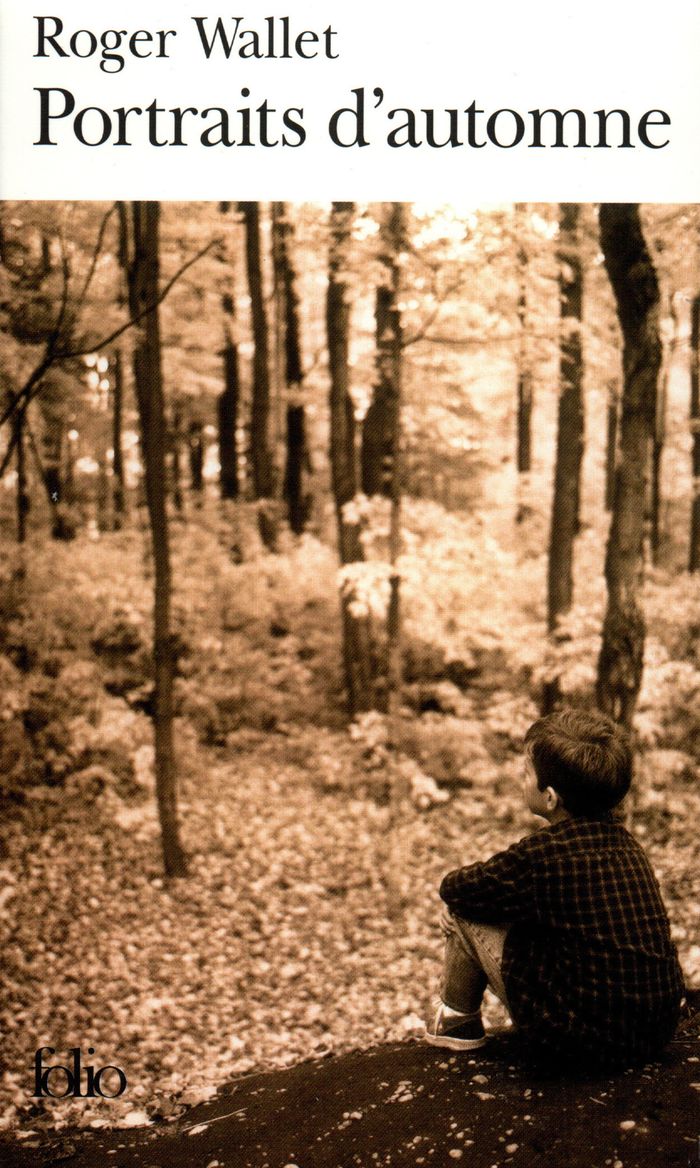 Couverture du livre « PORTRAITS D'AUTOMNE » de Roger Wallet, librairie Les Contes Infusés à Corte