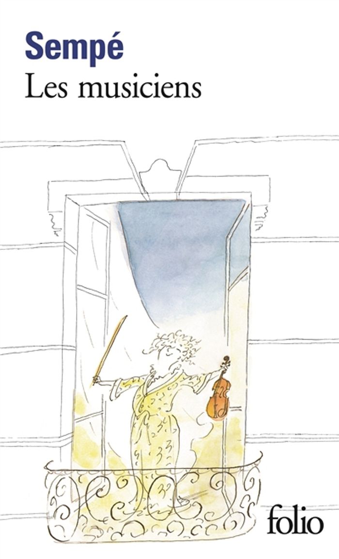 Couverture du livre « LES MUSICIENS » de Sempe, librairie Les Contes Infusés à Corte