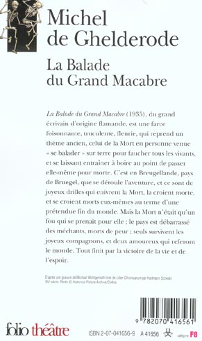 Quatrième de couverture de « LA BALADE DU GRAND MACABRE »