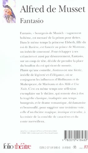 Quatrième de couverture de « FANTASIO »
