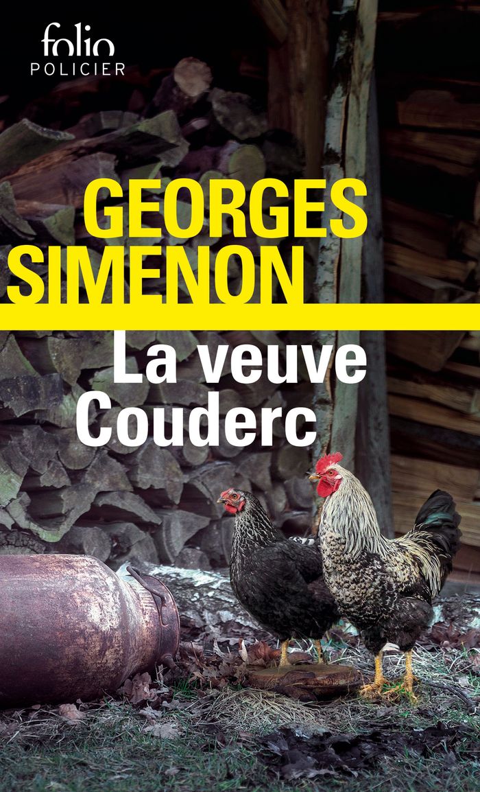 Couverture du livre « LA VEUVE COUDERC » de Georges Simenon, librairie Les Contes Infusés à Corte