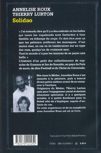 Quatrième de couverture de « SOLIDAO »