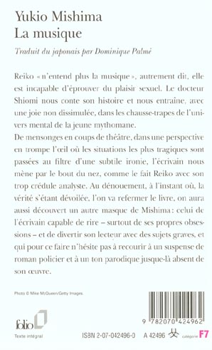 Quatrième de couverture de « LA MUSIQUE »