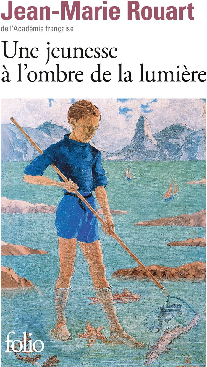 Couverture du livre « UNE JEUNESSE A L'OMBRE DE LA LUMIERE » de Jean-Marie Rouart, librairie Les Contes Infusés à Corte