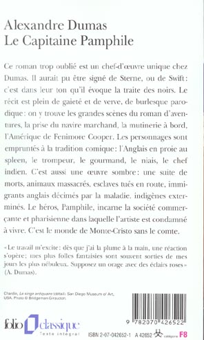 Quatrième de couverture de « LE CAPITAINE PAMPHILE »