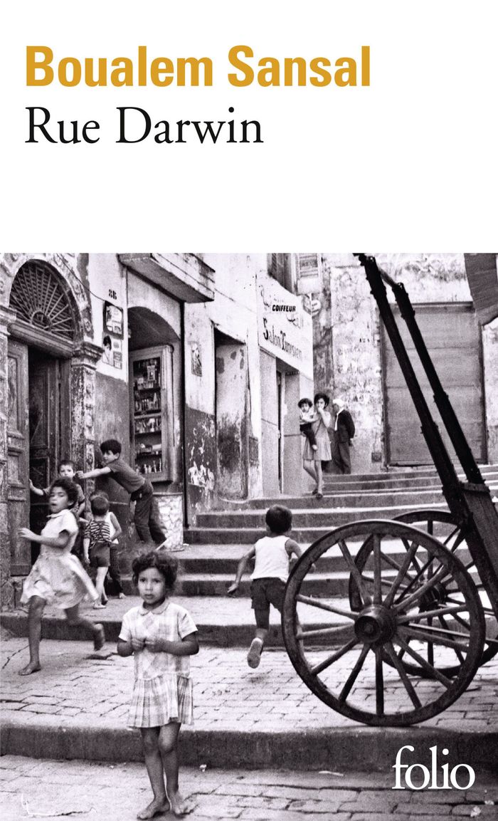 Couverture du livre « Rue Darwin » de Boualem Sansal, librairie Les Contes Infusés à Corte