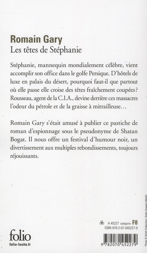 Quatrième de couverture de « Les têtes de Stéphanie »