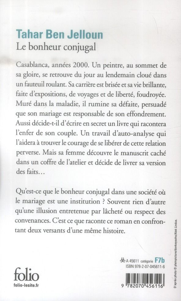 Quatrième de couverture de « Le bonheur conjugal »