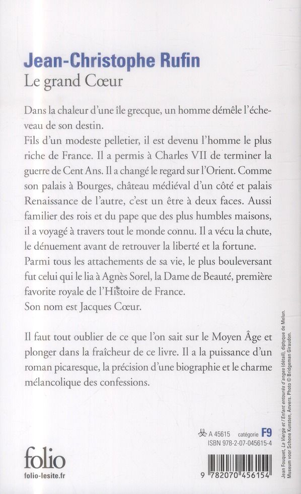 Quatrième de couverture de « LE GRAND COEUR »