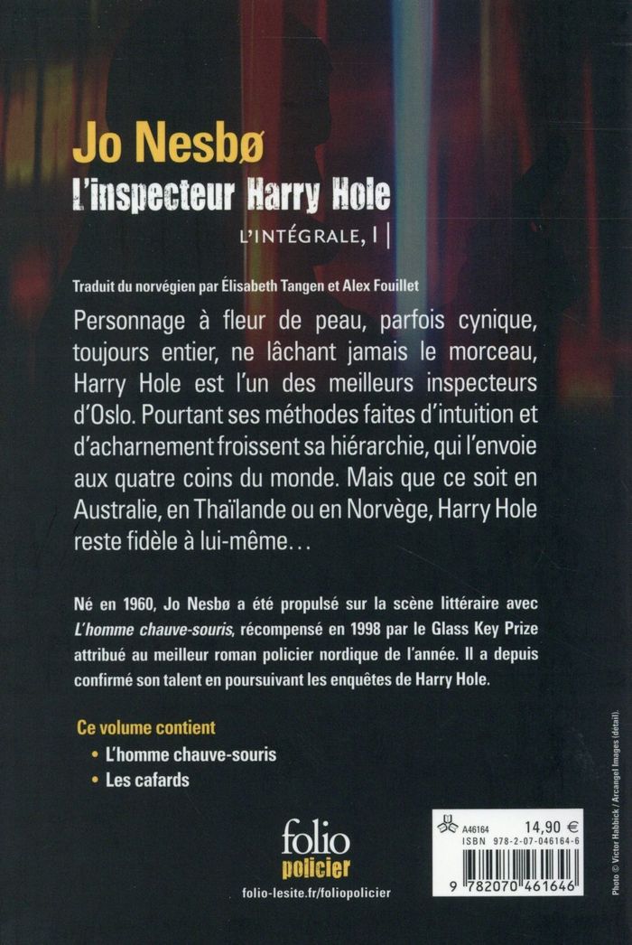 Quatrième de couverture de « L'inspecteur Harry Hole »