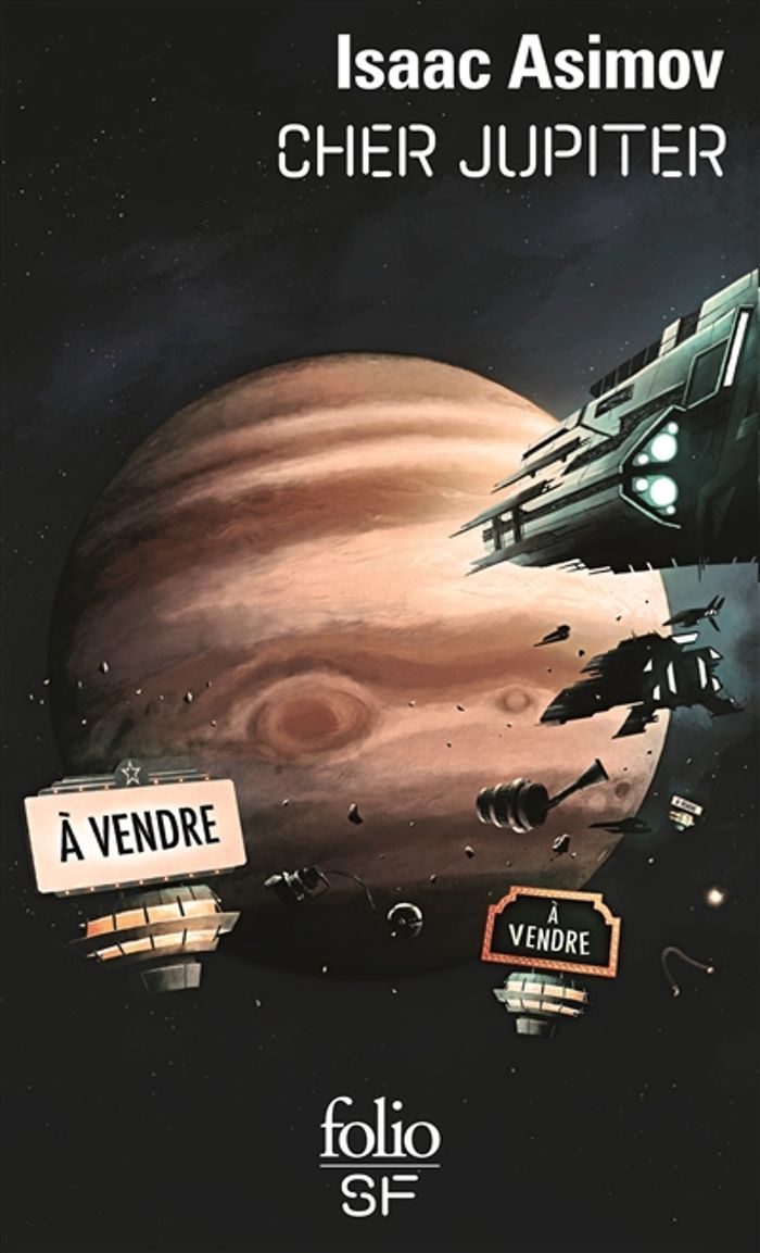 Couverture du livre « Cher Jupiter » de Isaac Asimov, librairie Les Contes Infusés à Corte