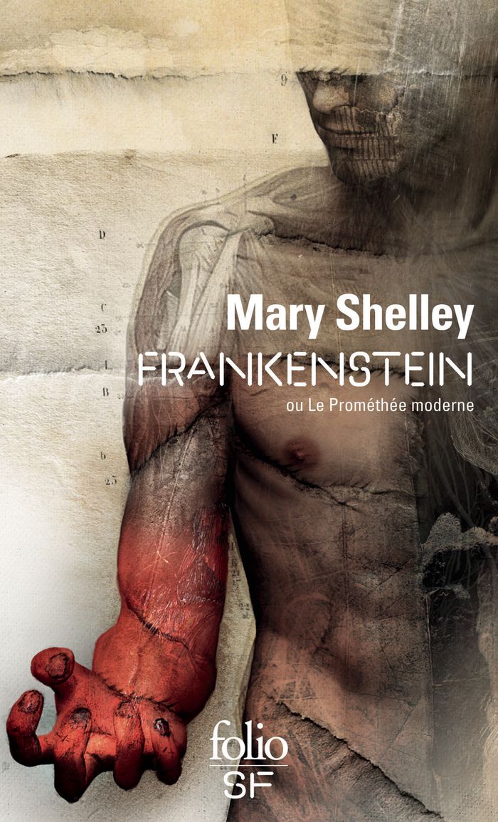 Couverture du livre « Frankenstein ou Le Prométhée moderne » de Mary Wollstonecraft Shelley, librairie Les Contes Infusés à Corte