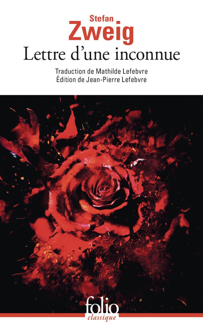 Couverture du livre « LETTRE D'UNE INCONNUE » de Stefan Zweig, librairie Les Contes Infusés à Corte
