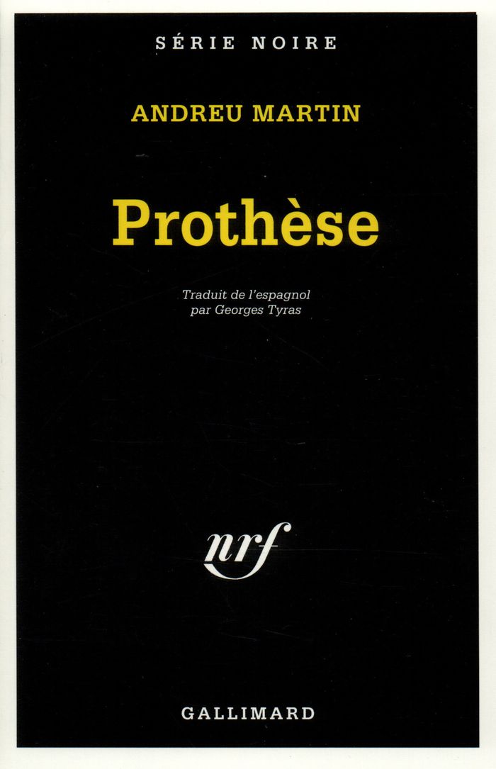 Couverture du livre « PROTHESE », librairie Les Contes Infusés à Corte