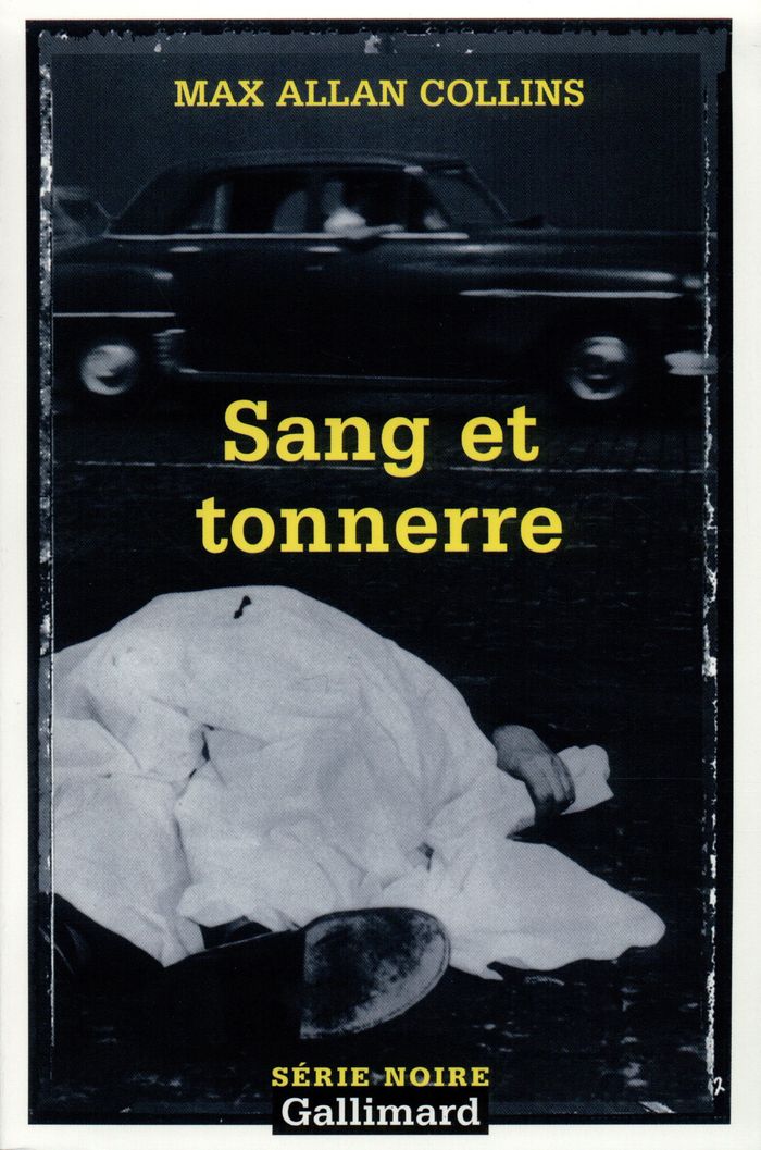 Couverture du livre « SANG ET TONNERRE » de Collins Max Allan, librairie Les Contes Infusés à Corte