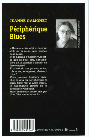 Quatrième de couverture de « PERIPHERIQUE BLUES »