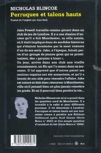 Quatrième de couverture de « PERRUQUES ET TALONS HAUTS »