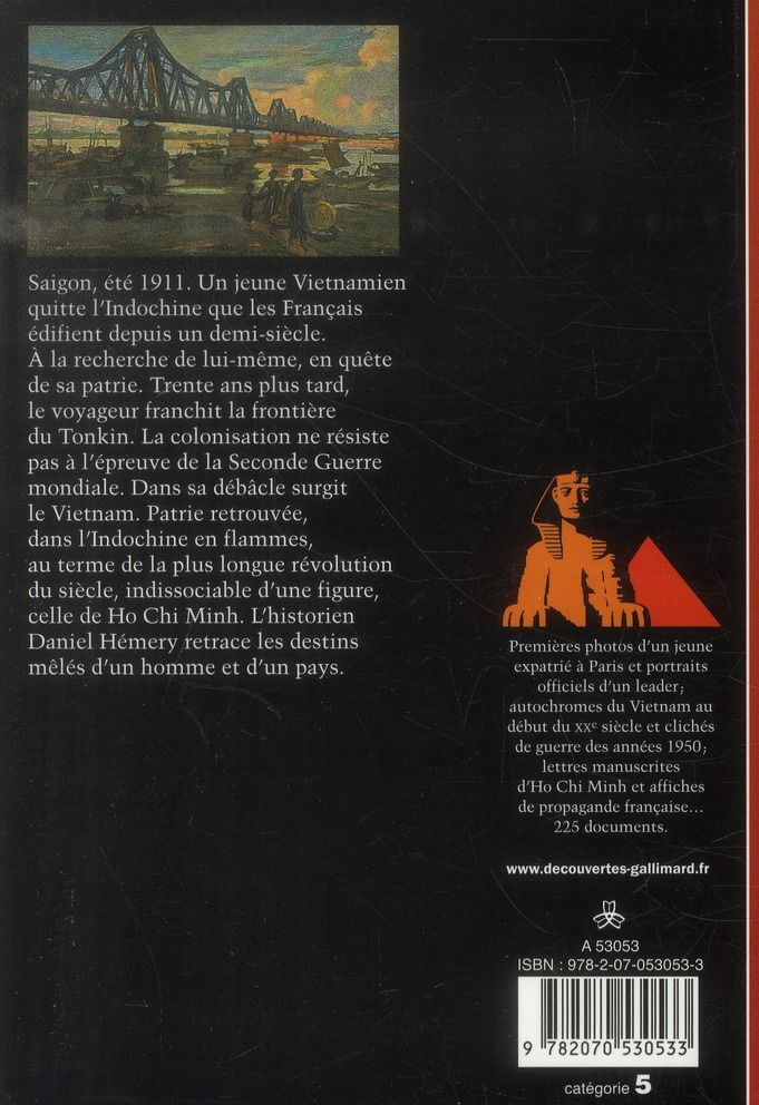 Quatrième de couverture de « HO CHI MINH - DE L'INDOCHINE AU VIETNAM »