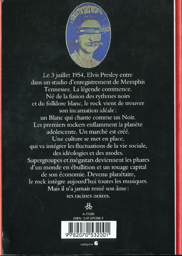 Quatrième de couverture de « L'AGE DU ROCK »